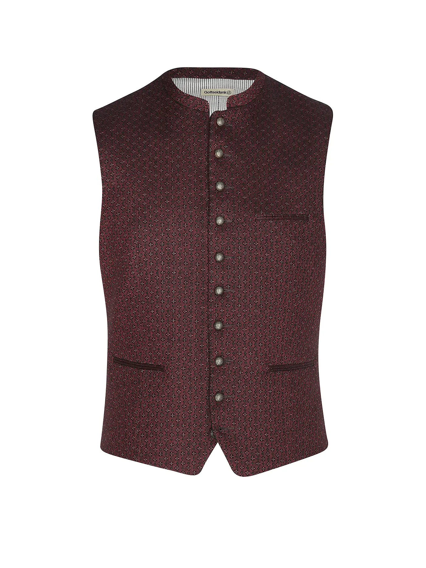 GOTTSEIDANK | Trachtengilet KONSTANTIN | dunkelrot